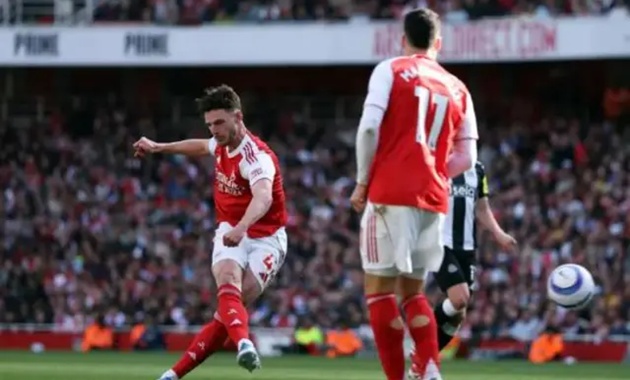 Arsenal vượt ải Newcastle 1-0 nhờ màn trình diễn chói sáng của Declan Rice
