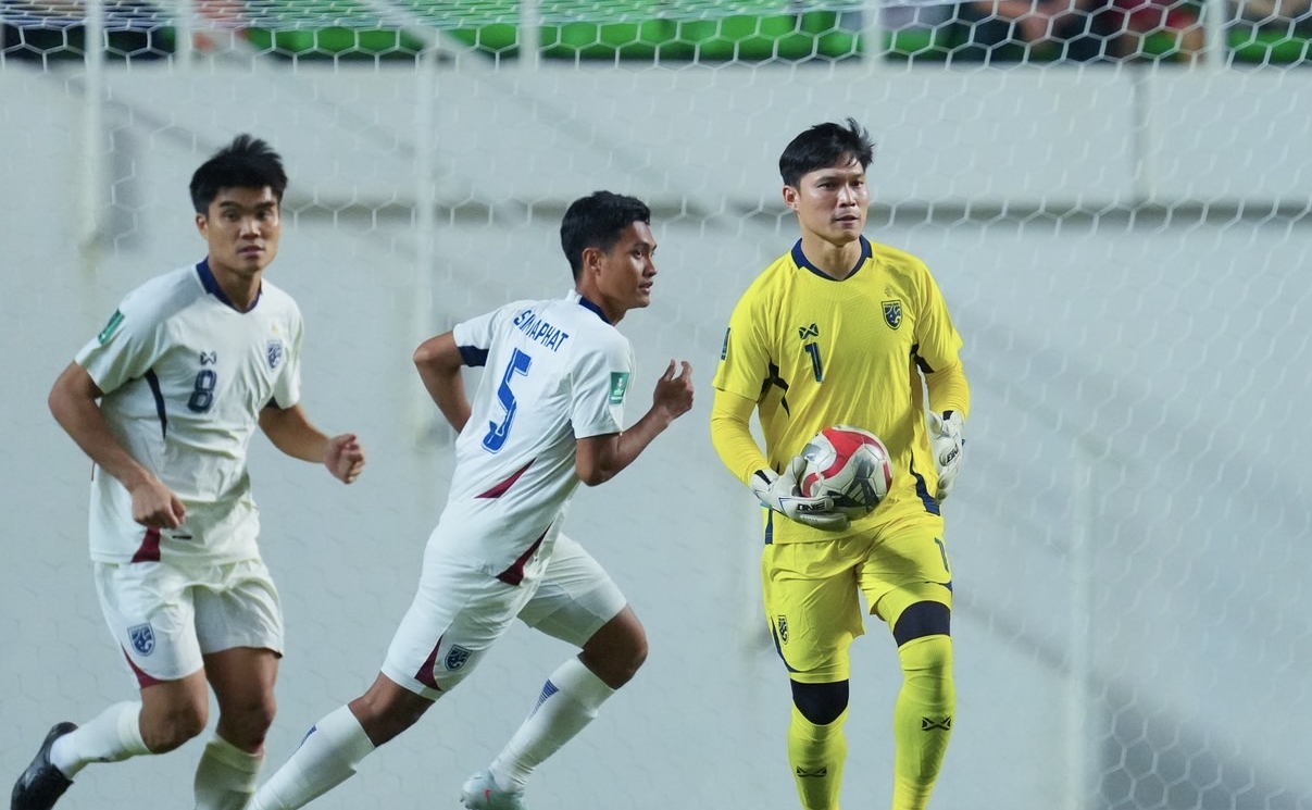 Thái Lan sảy chân trước Turkmenistan tại vòng loại Asian Cup 2027